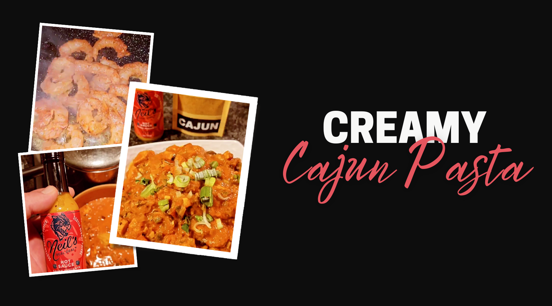 Creamy Cajun Pasta. Pasta recipe. Hot sauce recipe.