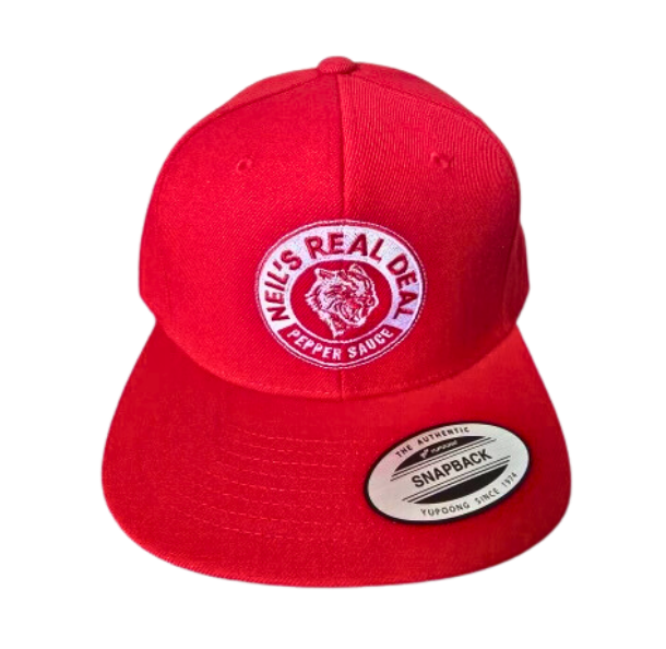 Neil's Real Deal Red Flat Brim - Neil's Real Deal