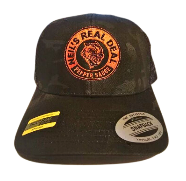 Neil's Real Deal Black Camo Trucker Hat - Neil's Real Deal