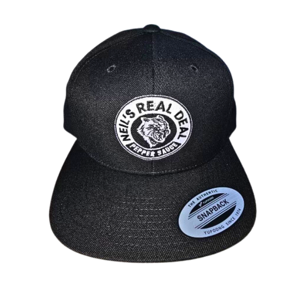 Neil's Real Deal Black Flat Brim - Neil's Real Deal